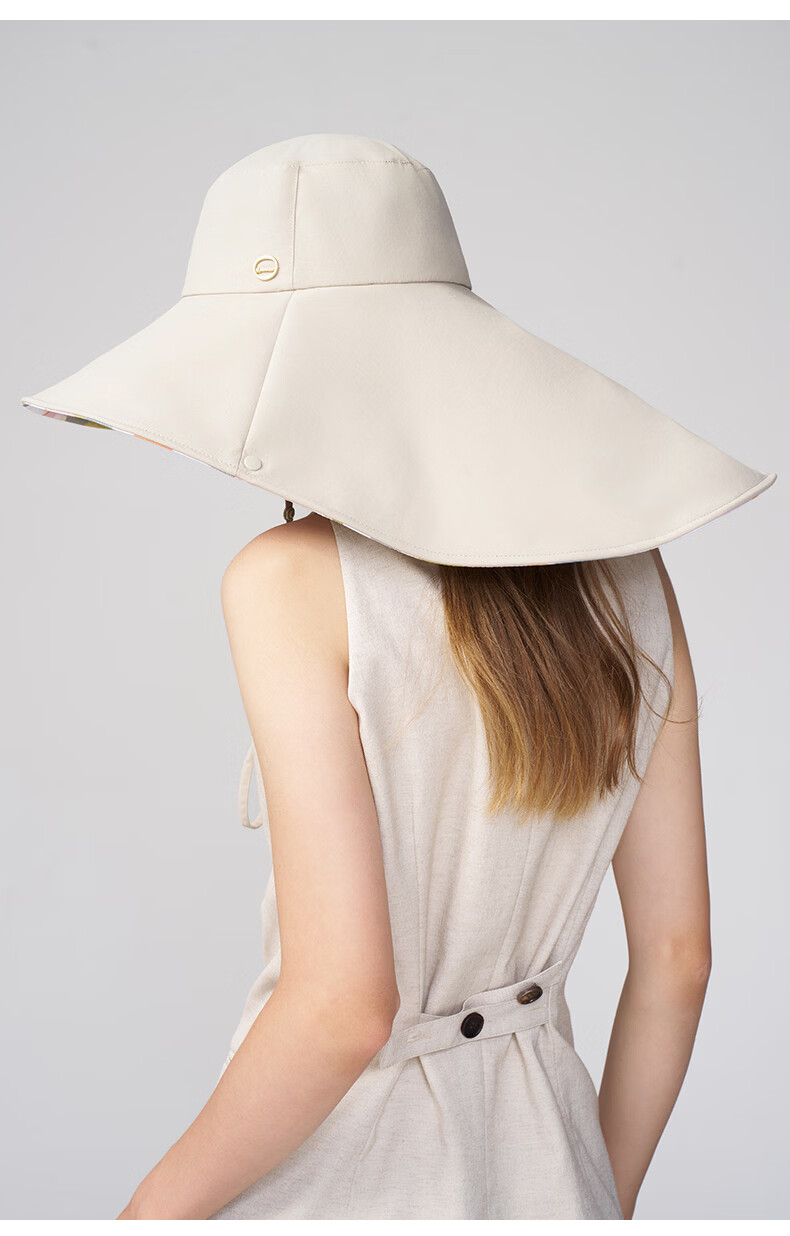 Kenmont 2026 New Oversized Brim Sun Hat UV Protection Large Head Circumference Women's Sunshade Hat 6324 9