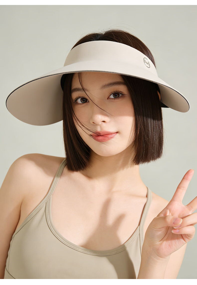 MiiOW Sun Protection Hat for Women, UV-Resistant Seamless Visor Cap, Foldable Wide Brim Sunhat, Summer 2026 15