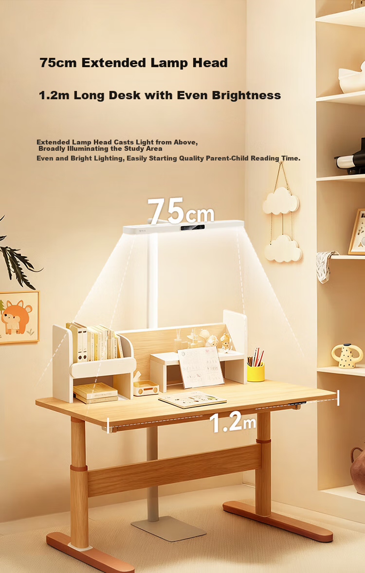 BULL Eye Protection Small Desk Lamp Full Spectrum Anti-Glare Rest Reminder Children's Study Table Clamp Pro Yang Mi Edition 12