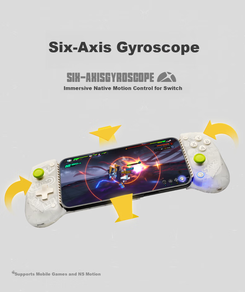 GAMESIR x MIHOYO Zero Zone X5S Stretchable Bluetooth Game Controller for Android and iOS Mobile Gaming Delta Operation 5