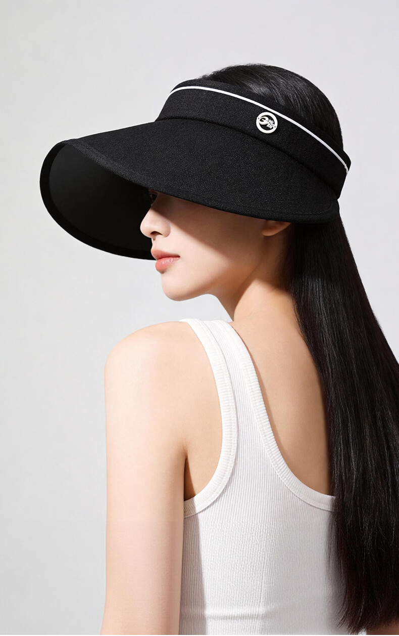 GOLOVEJOY High-Top Sun Protection Hat for Women Summer UV Protection Outdoor Cycling Sun Hat White 15