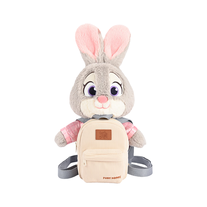 Disney Zootopia Judy Backpack, Rabbit Plush Toy Bag, Stuffed Animal Toy, Birthday Gift for Girls, Children's Handbag