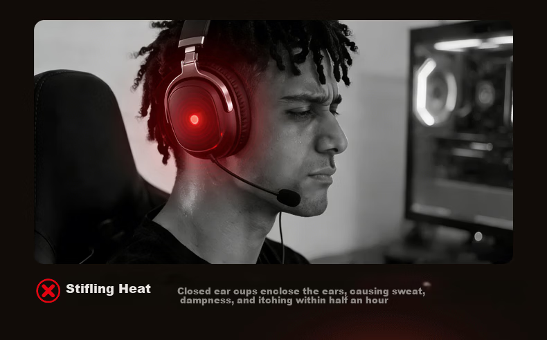 KINYO 2026 New Active Noise Cancelling Wireless Bluetooth Gaming Headset Over-Ear FPS 2.4G Wired Desktop Computer Earphones Gift 5
