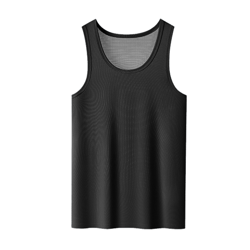 Seven-Color Spun Men's Modal Vest Thin Sleeveless Sports Fitness Ice Silk Tank Top Youth Inner Sleepwear Base Sweatshirt