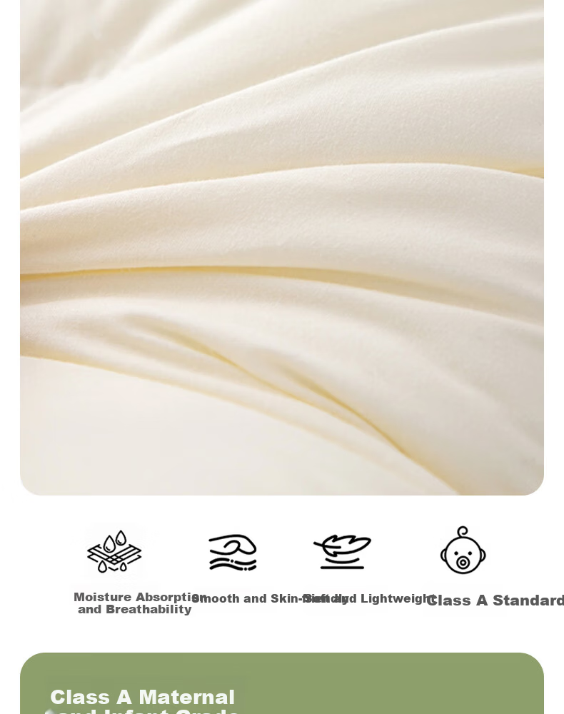 Ranpai Ultra-Low Pillow Core Ultra-Thin Pillow for Low Pillow Users Home Use Single Pack 48x74cm 10