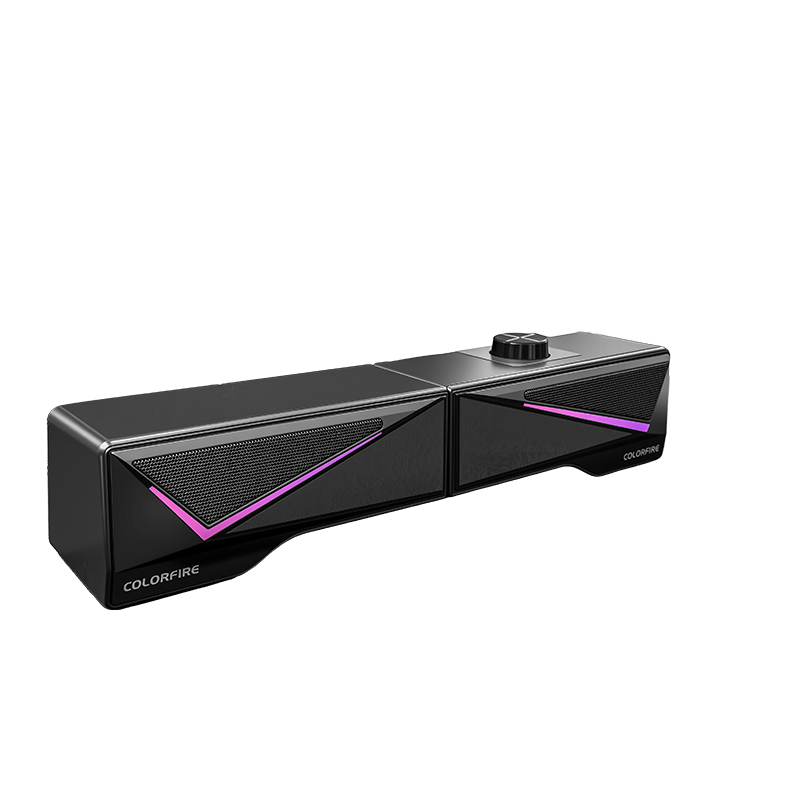 COLORFIRE Rainbow CD10 Wired Computer Speakers Detachable 2-in-1 Dual Mode Dual Speaker Gaming Sound System Bass Subwoofer USB Gift for Men and Women