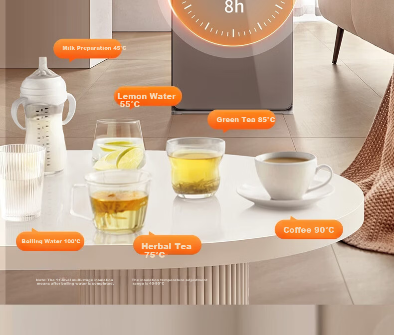 Joyoung Tea Bar Machine Fully Automatic Refill 316L Multi-Temperature Adjustable Electric Kettle JD Self-Operated Anti-Overflow Anti-Dry Boil Antibacterial Water Dispenser AH3226 15