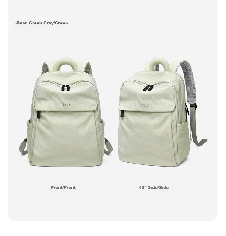 GOLF Lightweight Women's Backpack 14-inch Laptop Bag Casual Travel Backpack Business Student School Bag Large Capacity 26