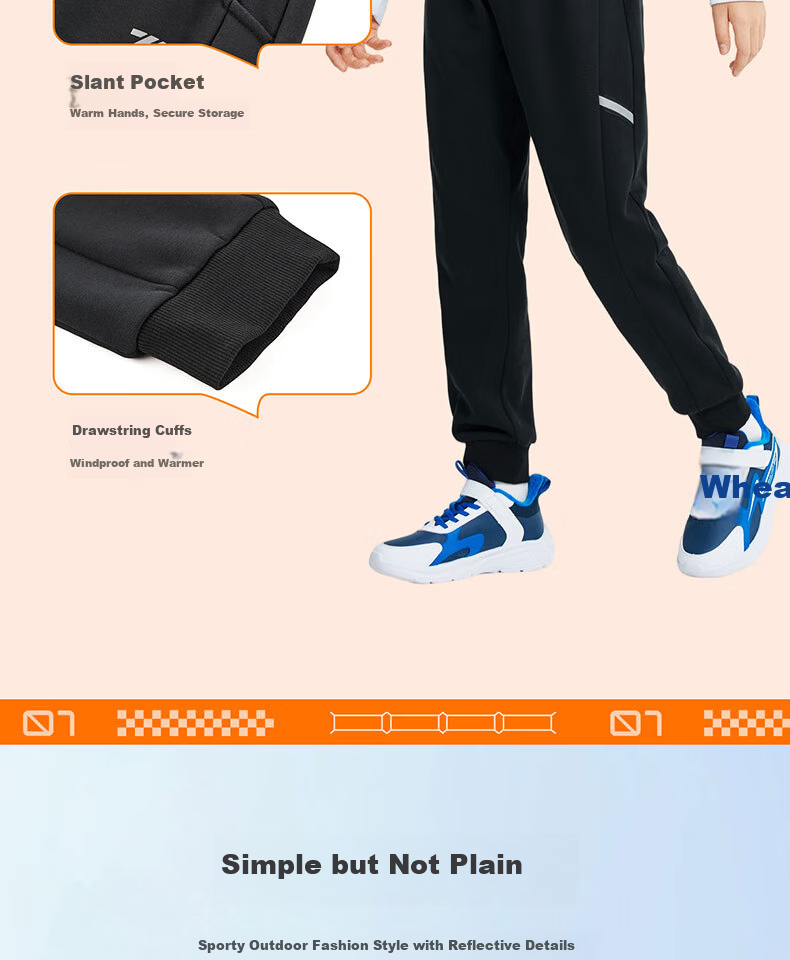 361° Kids Children's Long Pants 2025 Autumn Boys and Girls Sports Elastic Soft Skin-friendly Knit Pants Purple Size 130 14