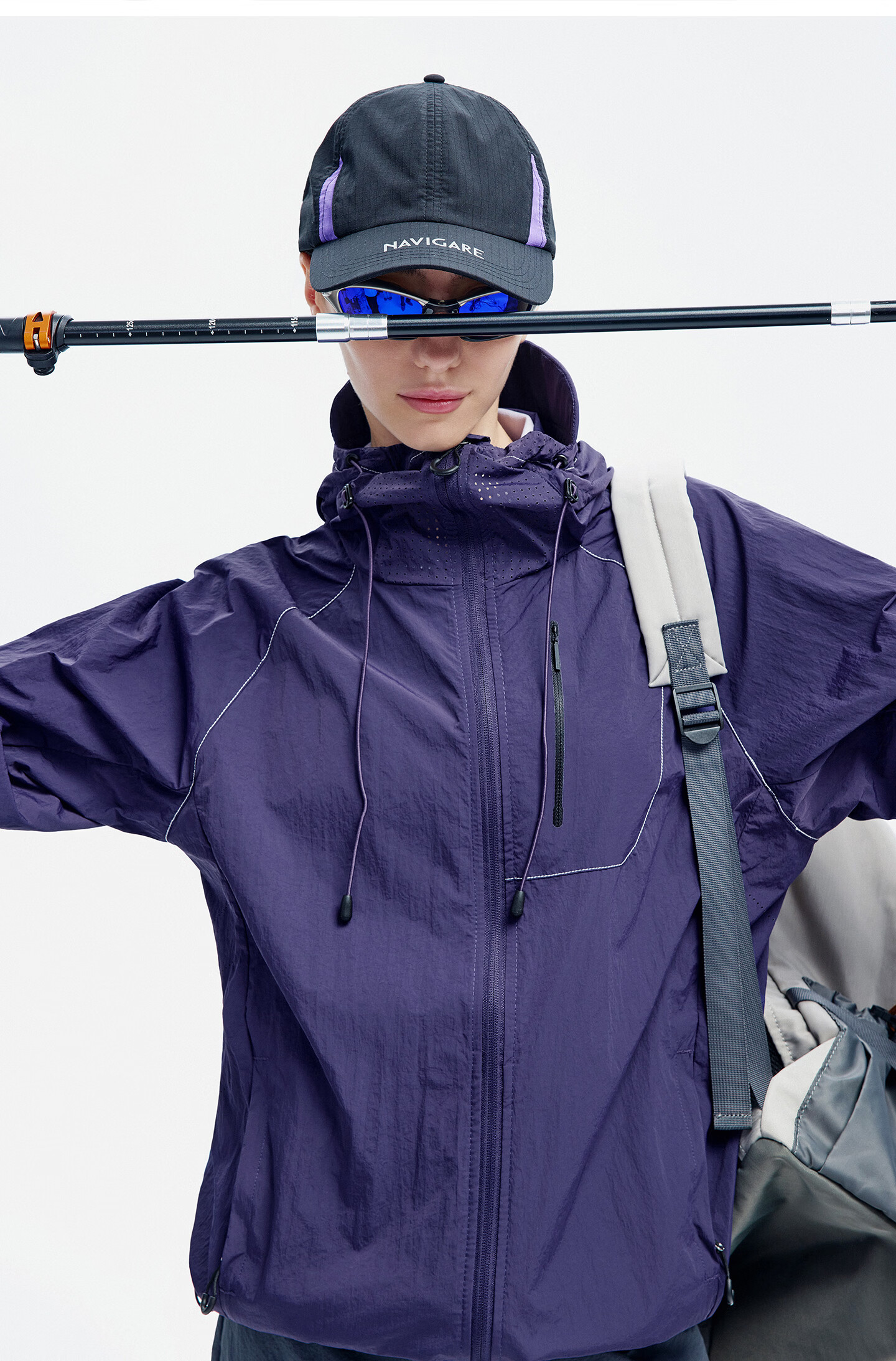 NVG·YOUNG Small Sailboat [Fashion Week Edition] Women's Lightweight Breathable Hooded Jacket Summer Outdoor Water-Repellent Mountaineering Coat 22
