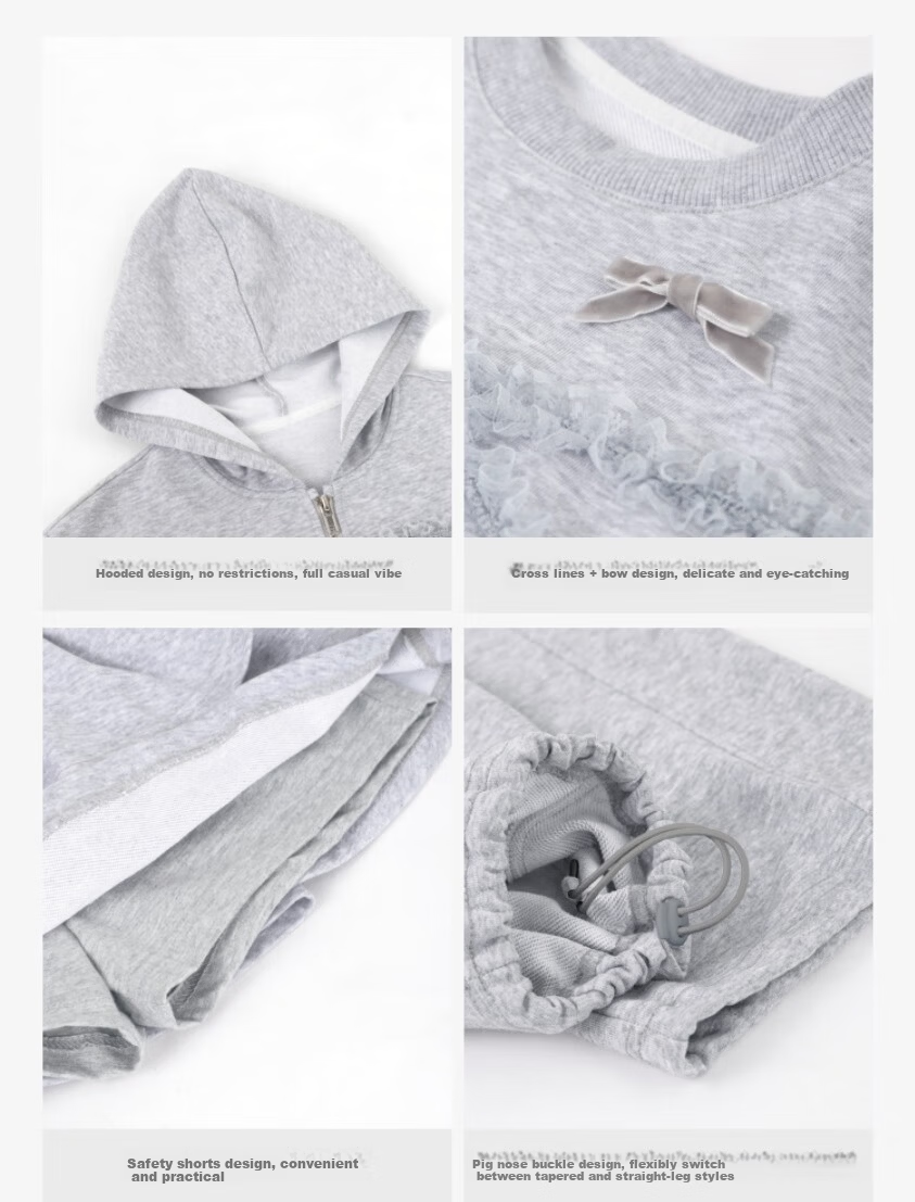 LUSON Chen Dazhu Girls Casual Set Autumn Thin Big Kids Sportswear Children's Autumn Clothes 4