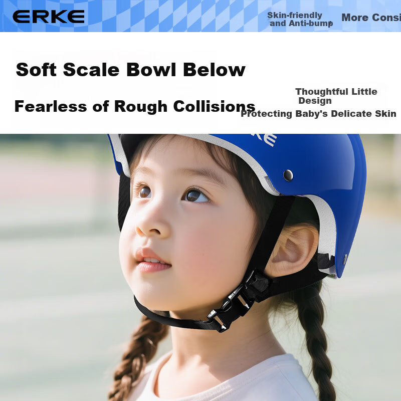 Hongxing Erke Kids Roller Skating Protective Gear Helmet Bicycle Riding Anti-Fall Full Set Balance Bike Ice Skating Skateboard Protective Equipment
