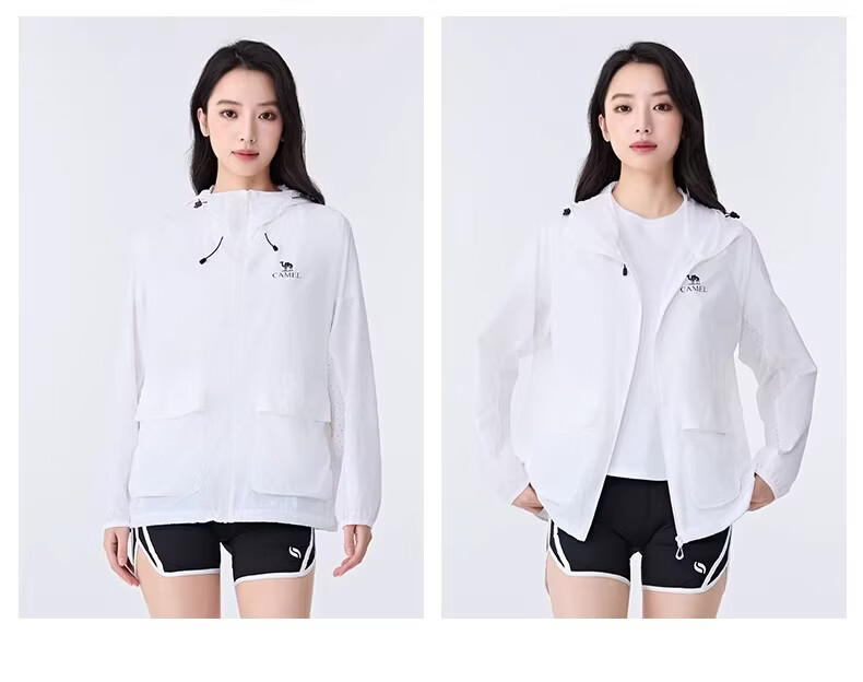 Camel Muguang ZERO Women's Outdoor Sun Protection Jacket 2026 Spring New Water-Repellent Breathable Sunproof Coat Unisex 17