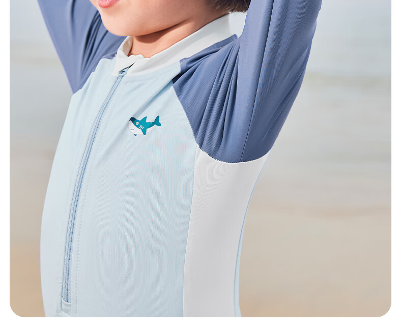 JELLYBABY 【7A Antibacterial Beach Swimming】Summer New Unisex Kids One-Piece Swimsuit for Seaside Play 23