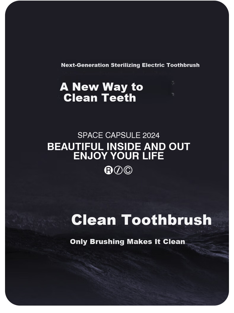 JIMOK German Electric Toothbrush J6 Deep Space Blue, High-Speed Vibration Cleaning for Deep Cleans And Gum Protection, Adult Toothbrush, 365-Day Battery Life, Birthday Gift for Boyfriend/girlfriend, Gift Box, Father's Day Present 3