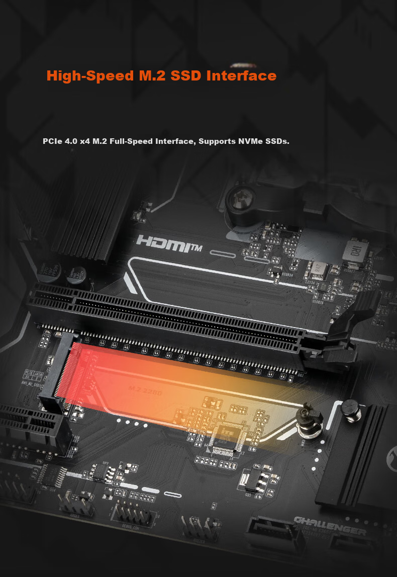 MAXSUN MS-Challenger B650M-K WIFI Motherboard DDR5 Support AMD CPU AM5 9500F/9600X/7500F (AMD B650/AM5 Socket) 5