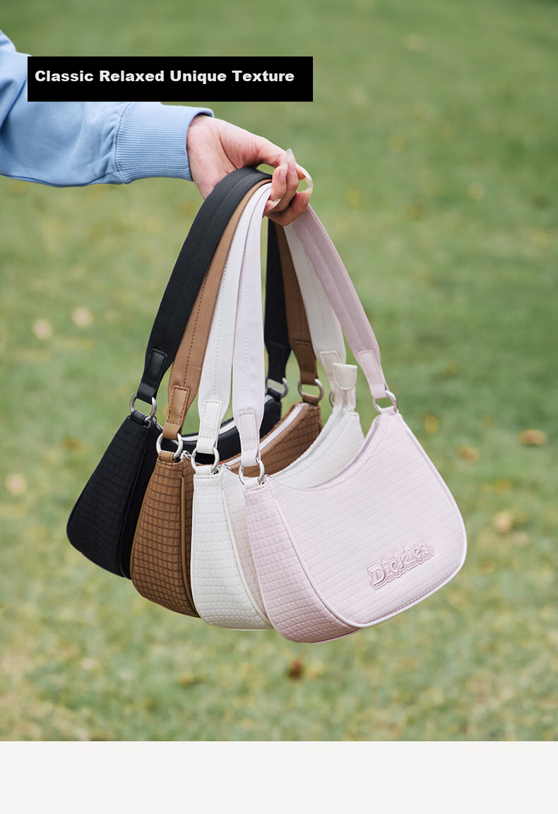 Dickies Classic Casual White Women's Shoulder Crossbody Underarm Bag 3