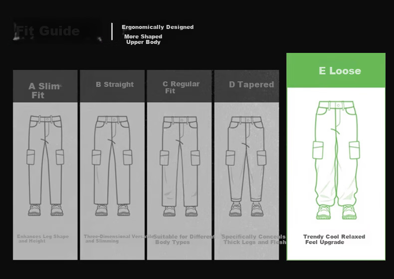 JEEP Men's Spring New Windproof Waterproof American Style Work Pants Skin-friendly Breathable Cycling Pants Cedar Green M 1