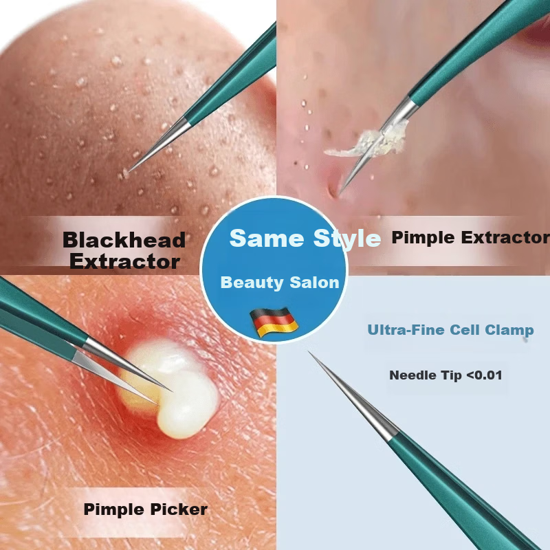 Bacooly Blackhead Tweezer Precision Pimple Extractor Set Professional Beauty Salon Tool
