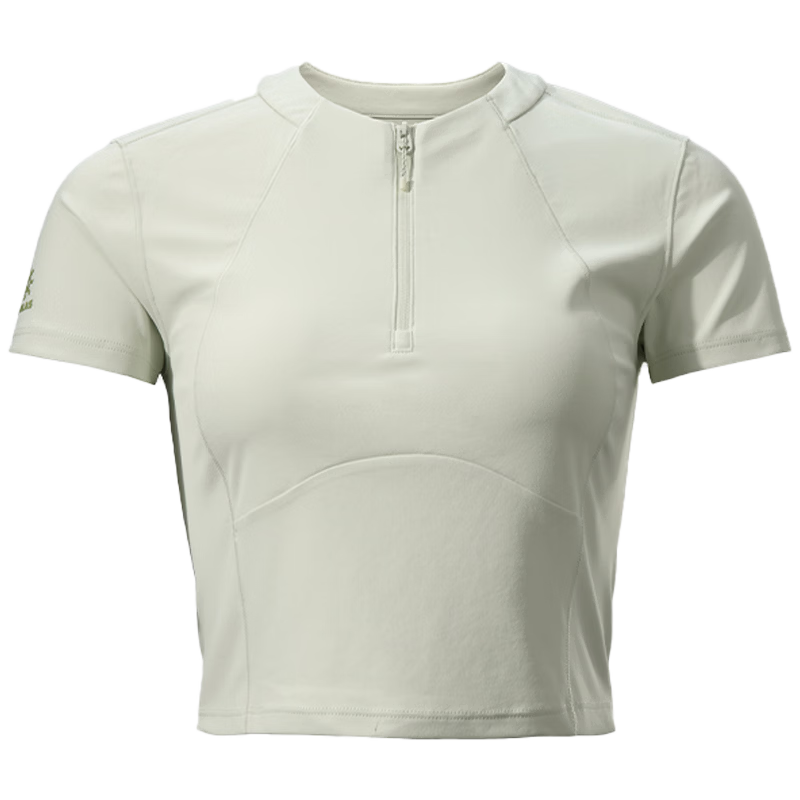 KAILAS Kailas Women's Short Sleeve Stand Collar Half-Zip Breathable Lightweight Quick-Dry Outdoor Hiking Sports T-Shirt Spring Summer