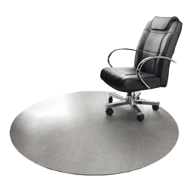 Qiqi Home Computer Chair Mat Round Carpet Study Office Bedroom Chair Non-Slip Silent Protective Swivel Chair Foot Pad