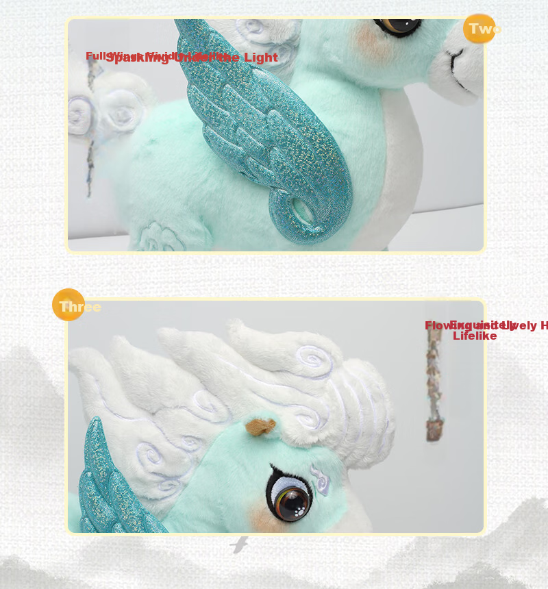 HUGKIS "Qi Ji Galloping" 2026 Spring Festival Gala Mascot Qi Ji CCTV Cultural and Creative Women's Day Goddess Gift 8