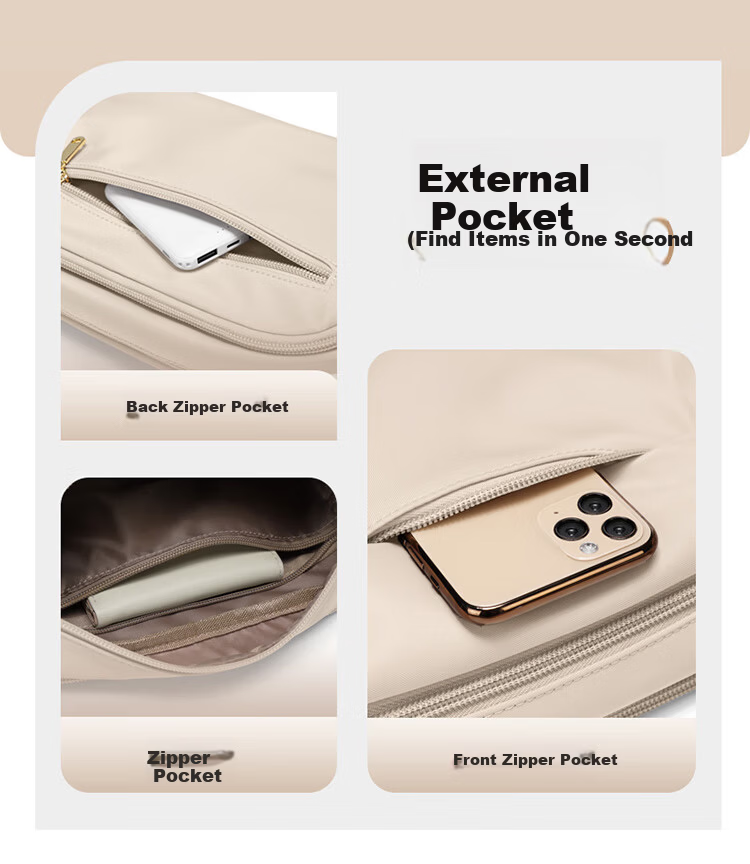 POLO Women's Lightweight Single Shoulder Crossbody Bag Large Capacity 8.3-inch iPad Bag Casual Phone Sports Sling Bag 2