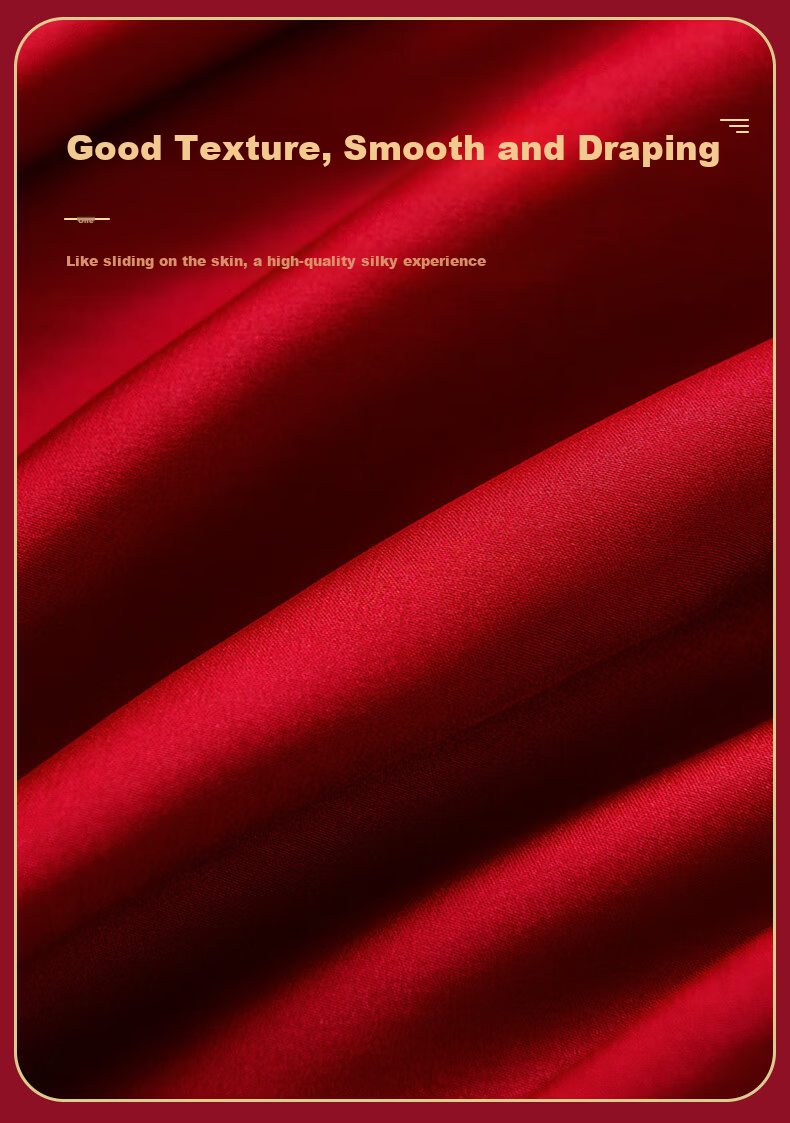 Mrs. Josha French Style Red V-Neck Wedding Nightgown Women's Summer Sexy Pure Desire Camisole Sleepwear Ice Silk Robe Birthday Gift for Girlfriend 7