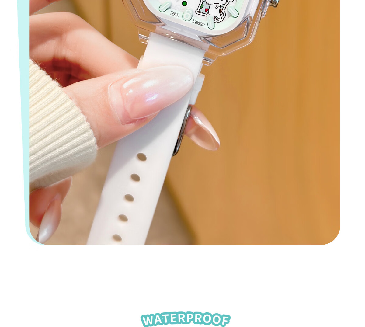 ZGO Sanrio Watch, Only Time-Telling, Girls' Student Watch, High School And Middle School Students' Children's Watch, Stylish Quartz Watch for Wome 9
