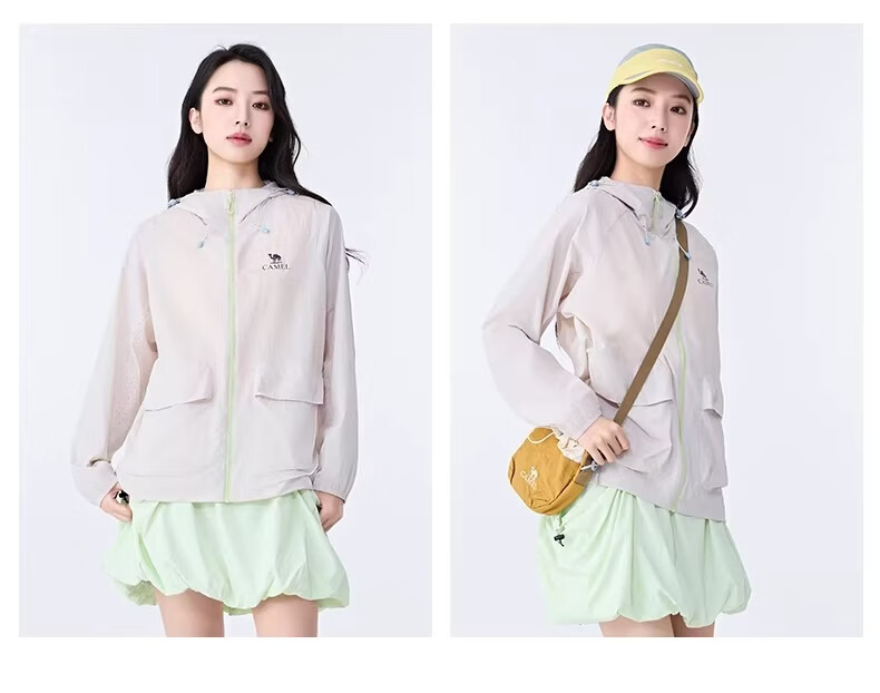 Camel Muguang ZERO Women's Outdoor Sun Protection Jacket 2026 Spring New Water-Repellent Breathable Sunproof Coat Unisex 13