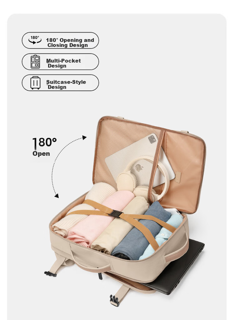 GOLF Women's Lightweight Travel Backpack 16-inch Laptop Bag Multi-Compartment Business Bag Valentine's Day Gift 11