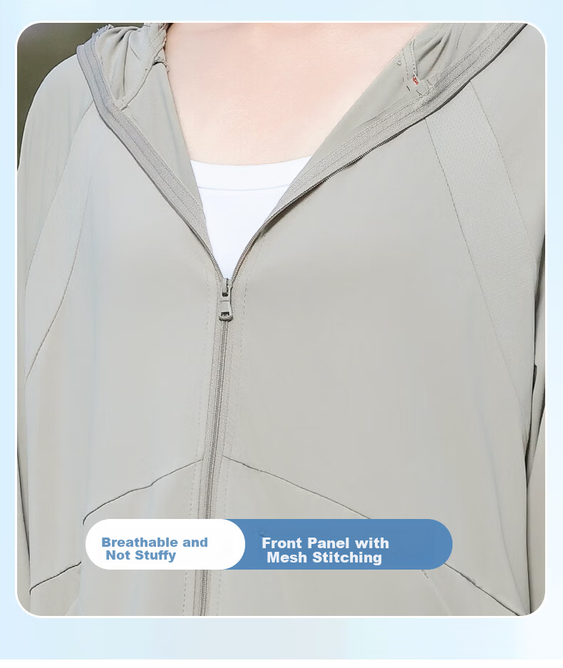 Combo Summer New Self-Operated Women's Sun Protection Jacket UV Protection Outdoor Breathable Thin Ice Silk Cycling Coat Sunproof Clothing 20