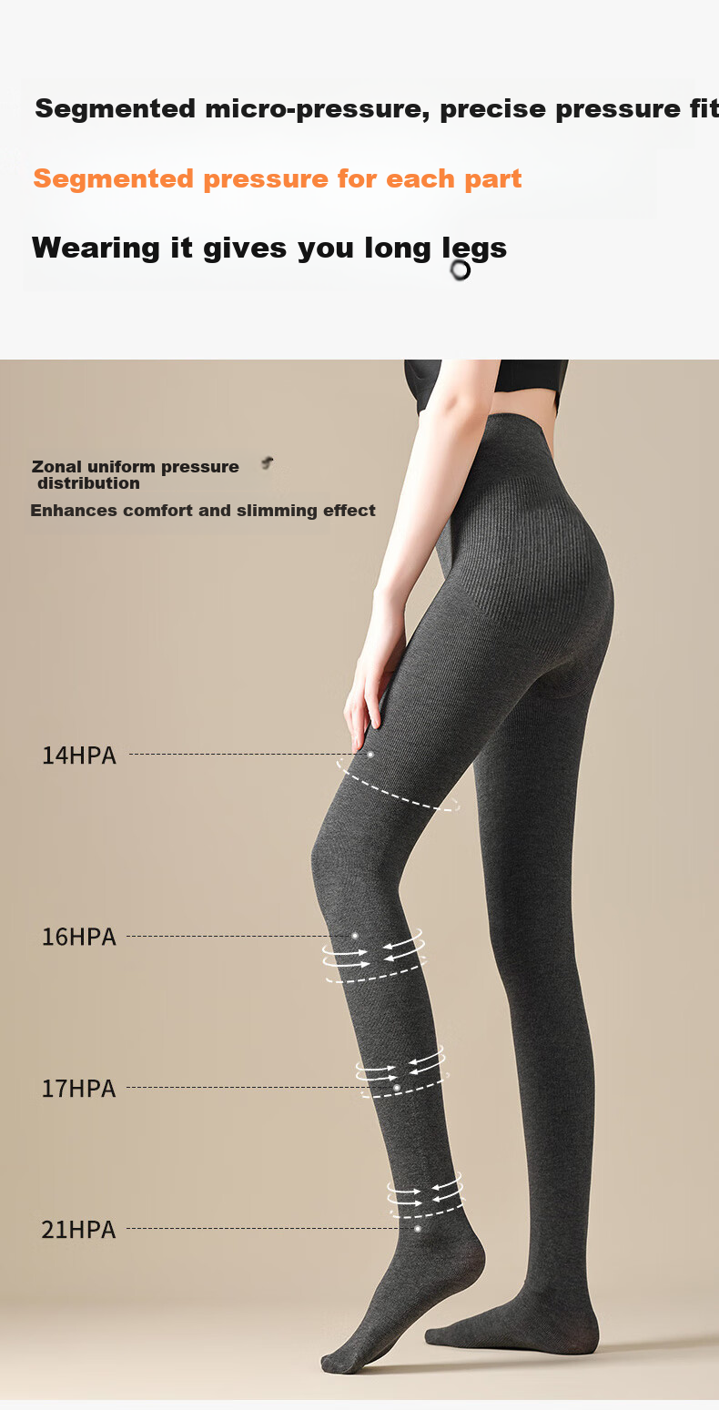 LangSha Women's Autumn Winter Cotton Vertical Stripe Leggings Slim Fit Thin Tights Black One Size 9