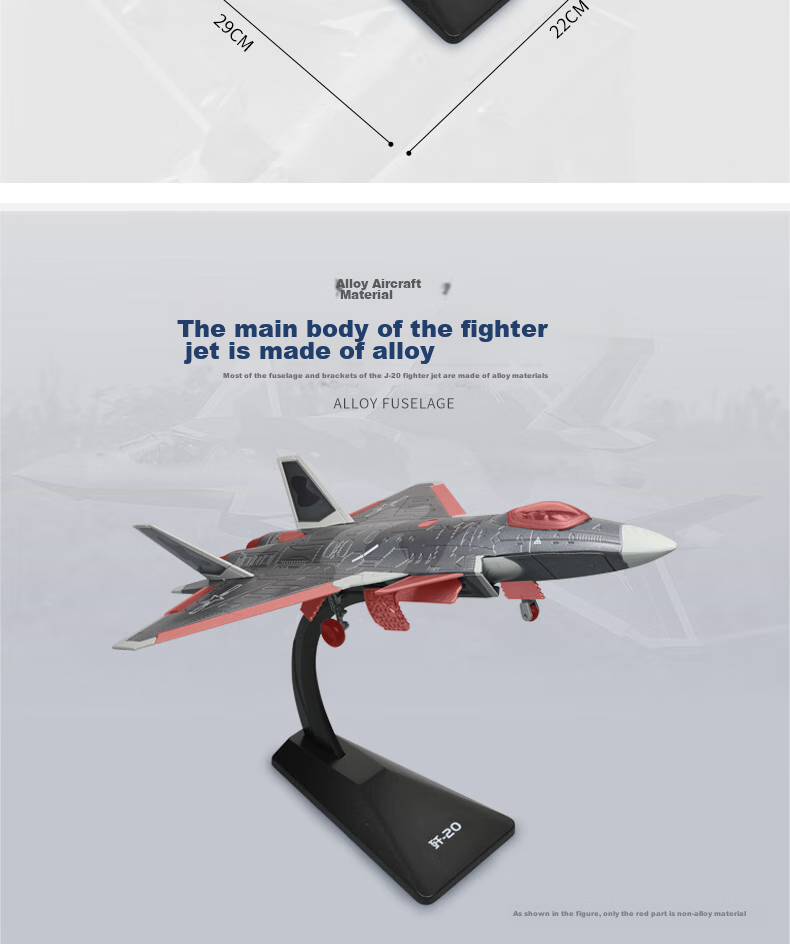 Chiyumoxing White Emperor Sky Battle Aircraft Model, Realistic Alloy Airplane Toy, Fighter Jet Model, Military Figurine, Gift for Boys 3