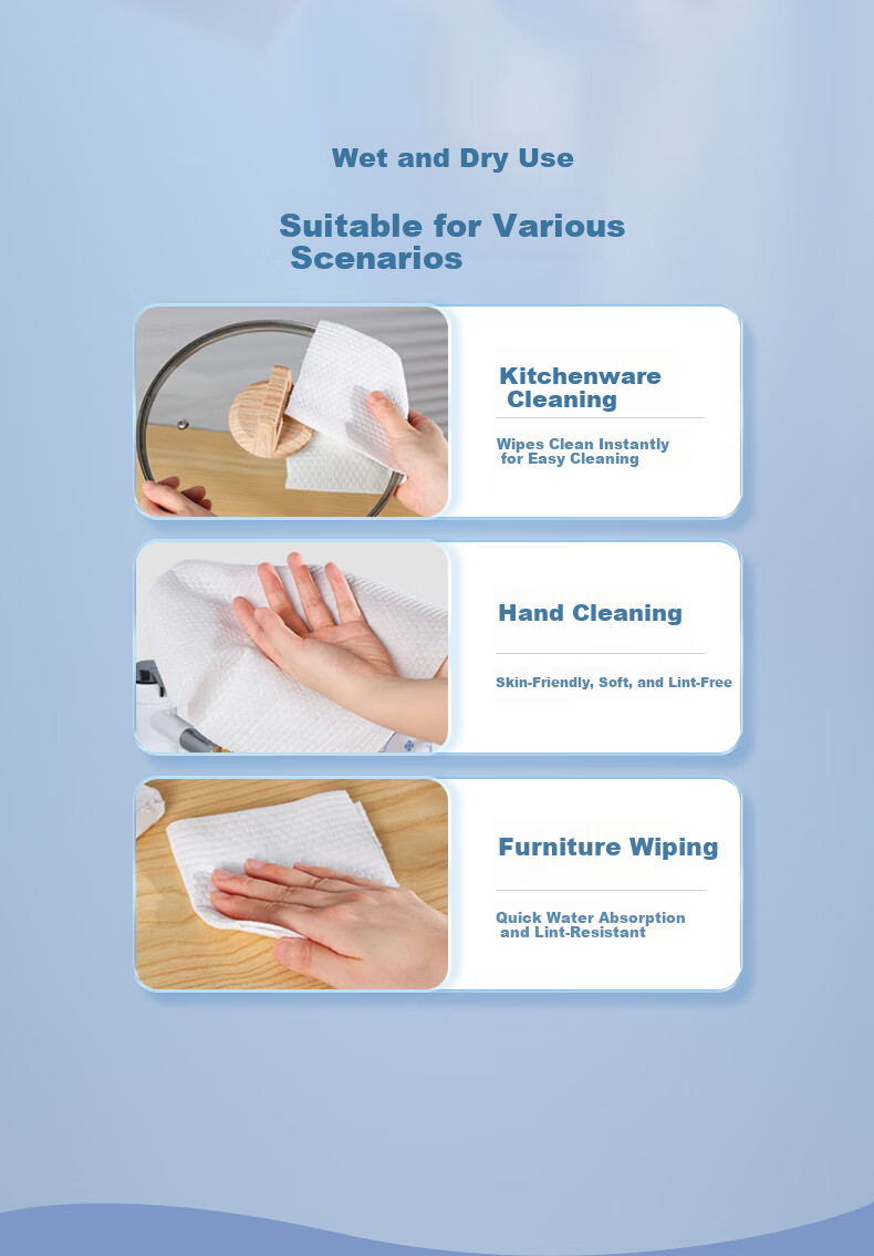Grace Thick Disposable Foot Wipes Household Foot Towels Hotel Travel Disposable Foot Cloth 2 Rolls Pack 11