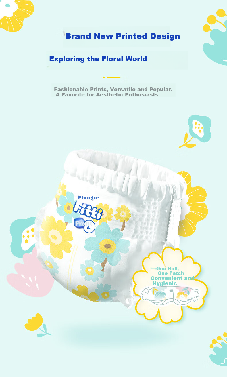 Fitti Chamomile Baby Pull-Up Diapers L46pcs 5