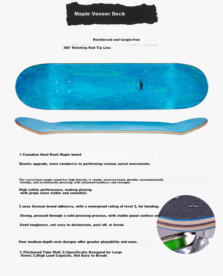 RMT Kids Professional Double Kick Skateboard Four-Wheel Short Board Beginner Boys Girls Toddler Children 5