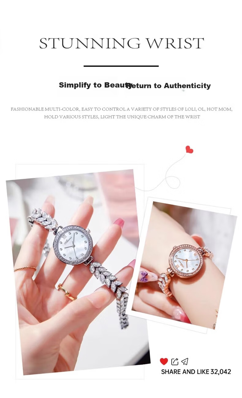 GEORGCOUNT Mermaid Women's Watch 2025 New Luxury Niche Waterproof Bracelet Quartz Watch Valentine's Day Gift 7