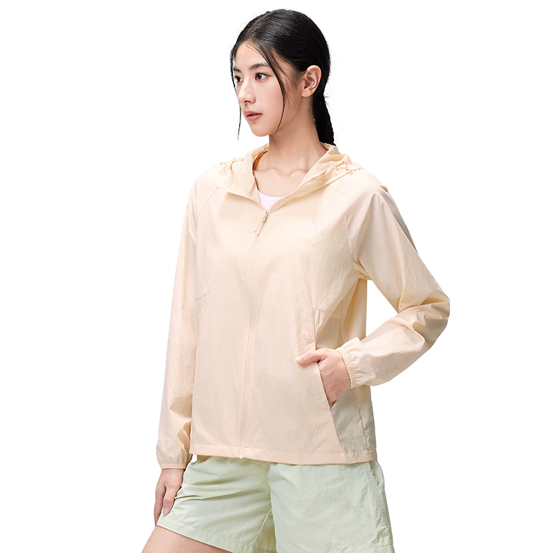 Camel Women's Outdoor Original Yarn Sun Protection Jacket 2026 Spring Summer New UPF1000 Cooling Water-Repellent Sports Coat