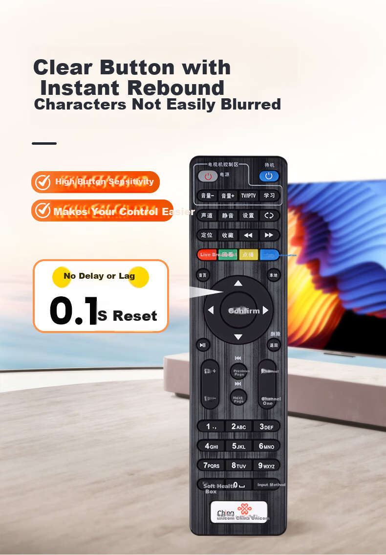 HONGXINDA Universal Remote Control for TCL TV, Thunder Bird, Lehua LCD TV Remote Control Infrared Remote Board RC701A/RC802A 3