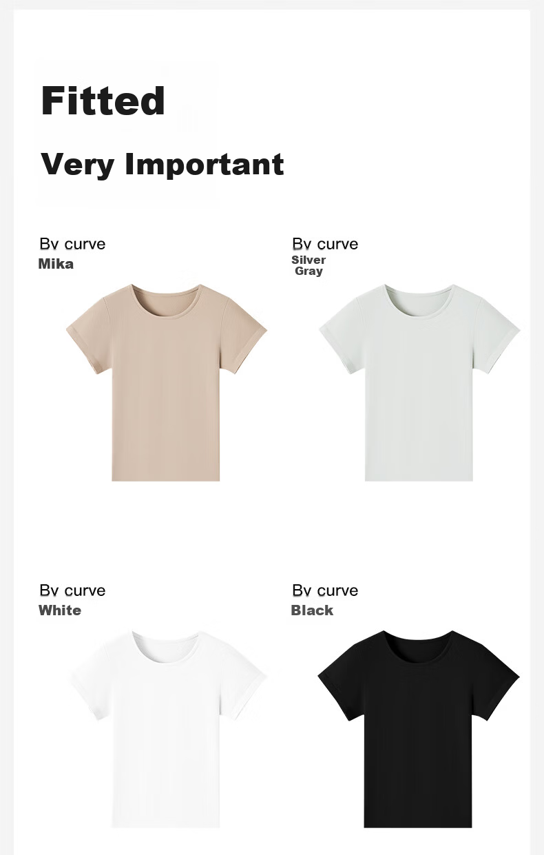 Curvilism Women's Short Sleeve T-Shirt Slim Fit Shaping New Stylish Slimming Inner Top White Size S 20