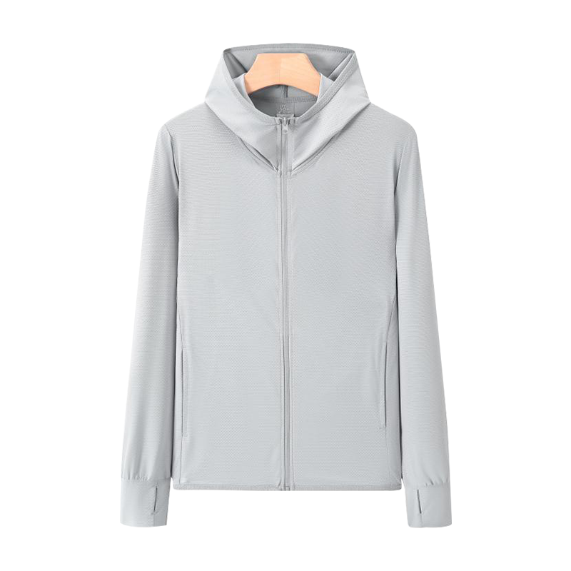 BURUITE Men's Summer UV Protection Lightweight Breathable Sunshade Ice Silk Skin Jacket Outdoor Fishing Windbreaker