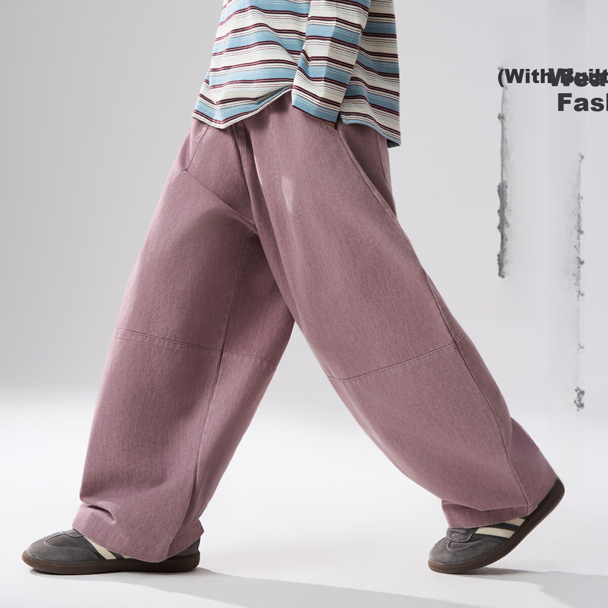 ASK JUNIOR Kids Pants 2026 Spring New Boys' Loose Fit Denim Sports Casual Straight Leg Trousers