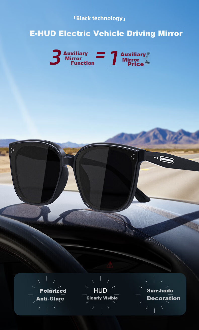 CAPONI GM Polarized Unisex Sunglasses HUD Display Electric Vehicle Driving UV Protection Gift 1