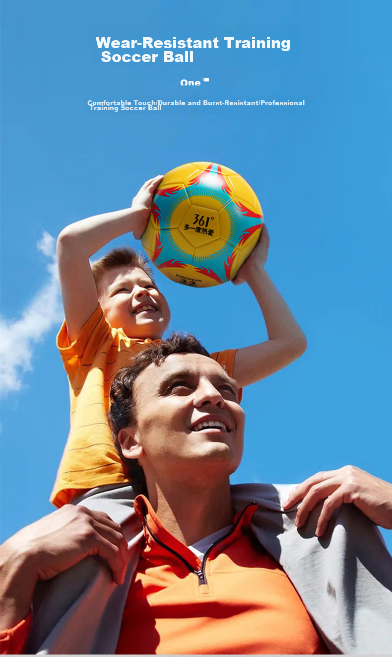 361° Soccer Ball Size 5 for Adults, Children, Middle School Exams, Standard Competition Training, Youth Indoor And Outdoor Football Yellow And Black 1