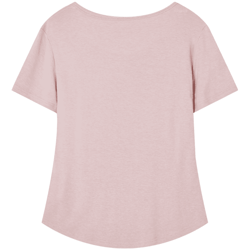 Demana [With Wool and Lyocell] Summer Elegant Draped Collar Soft Stretch Slim Fit Versatile Women's T-Shirt