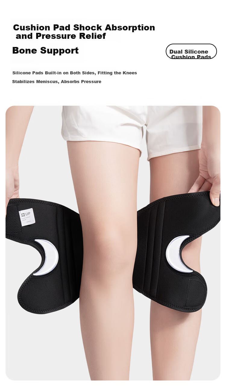 GALVARAN Meniscus Injury Knee Brace Warm Joint Support Sleeve Patella Strap Protective Gear for Fitness Hiking Sports Unisex 7