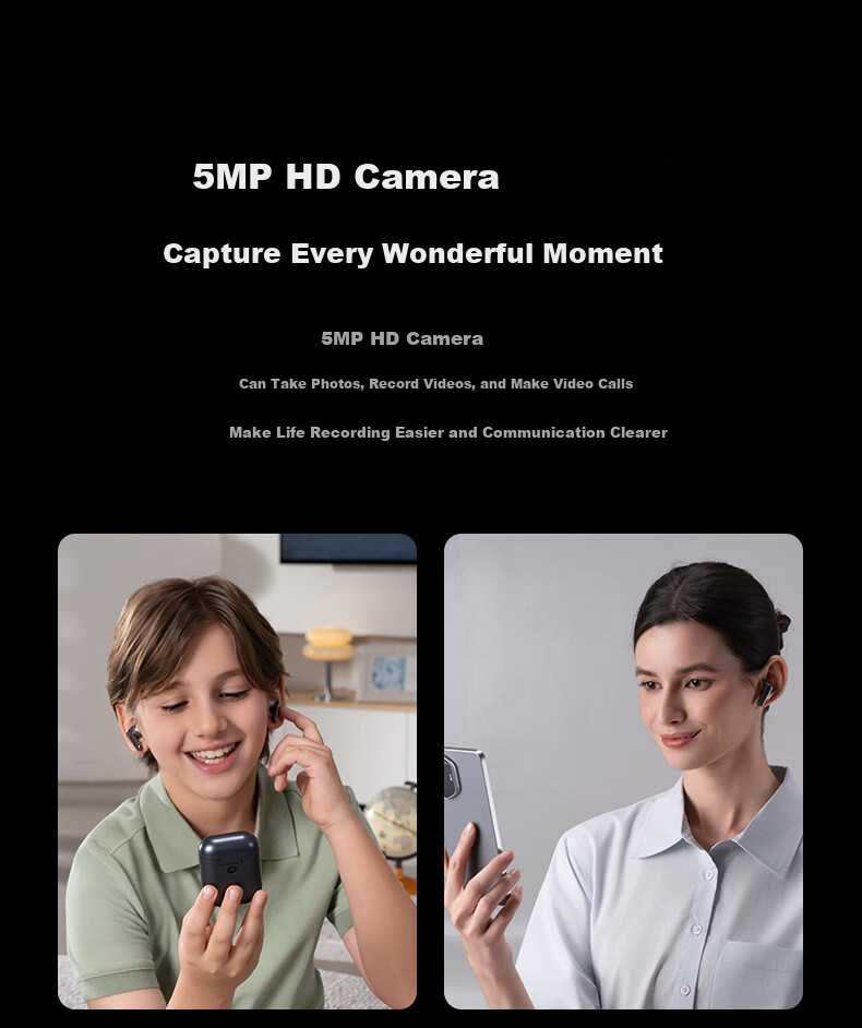 Honor Choice AI Call Earphones Honor Earphones Bluetooth Earphones Small Screen Phone Youth Earphones Social Communication Photo Study Helper Voice Companion Star Dream Silver 11