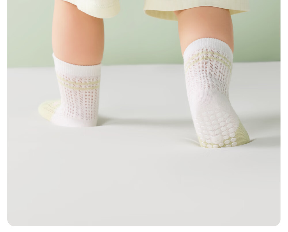Betis Baby Socks Summer Mesh Socks Infant Floor Socks Children's Seamless Non-Slip Cooling Short Socks 19