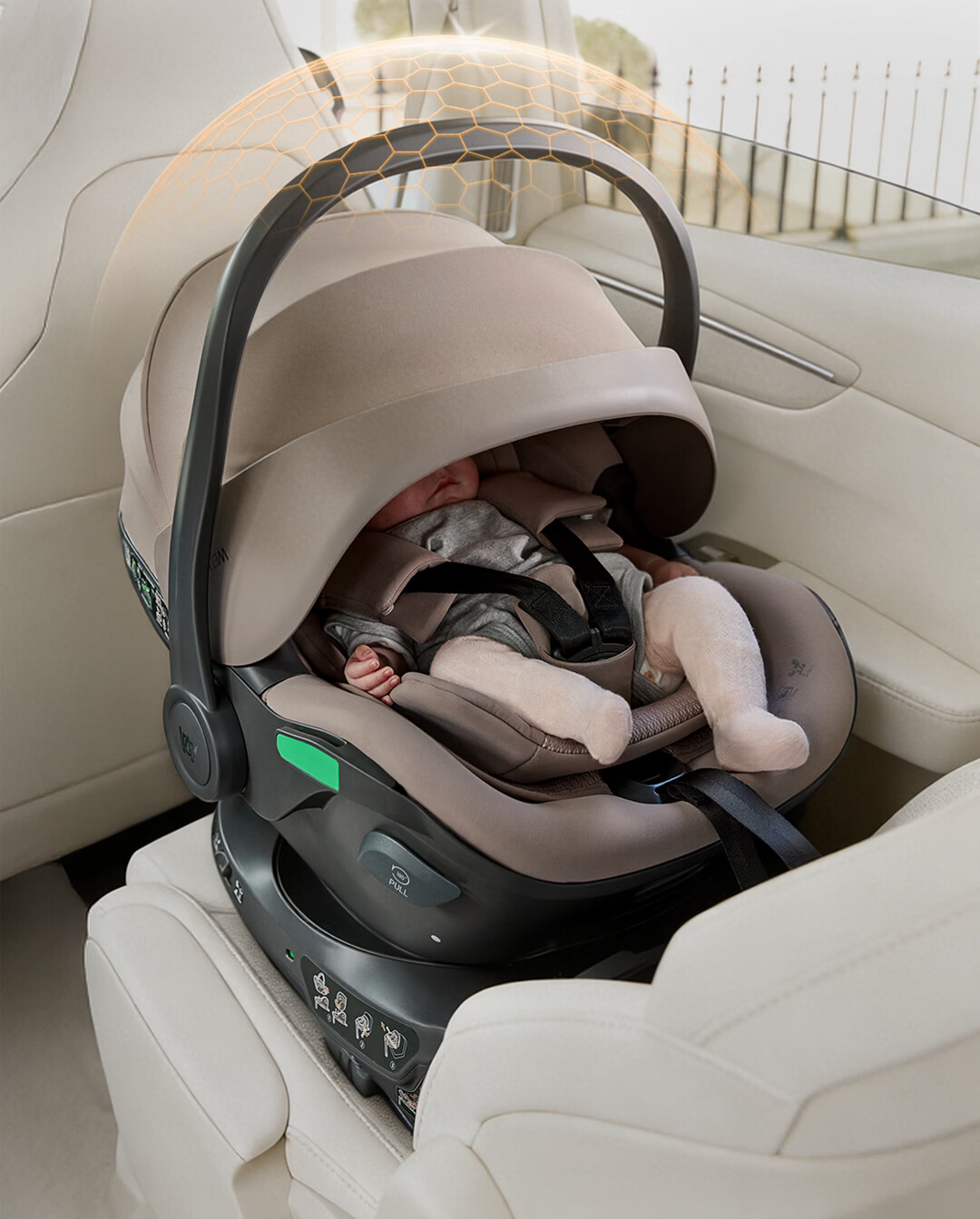 Welldon Little Crown 3 New National Standard Infant Car Seat Carrier 0-15 Months Newborn Baby Special Seat 20